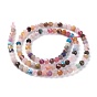 Natural Mixed Gemstone Beads Strands, Round, Faceted