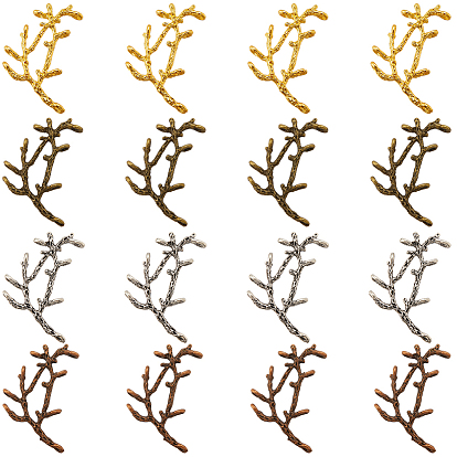 16 шт. 4 цвета сплава многожильные звенья, филиал