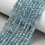 Natural Cubic Zirconia Beads Strands, Faceted, Cube