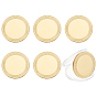 6шт. железные пустые диски, для лазерной штамповки памятных монет, медали, плоско-круглые