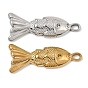 304 Stainless Steel Pendants, Fish Charms