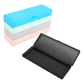 Boîte de 5 couleurs en polypropylène (pp), givré, boîte à rabat, rectangle