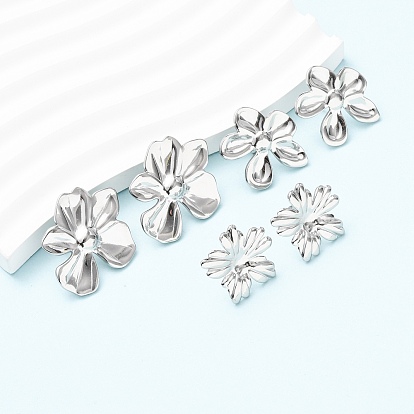 304 из нержавеющей стали серьги, без кадмия, без никеля и без свинца, цвет нержавеющей стали