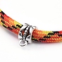 Bracelet Making, with Polyester & Spandex Cord Ropes and Tibetan Style Alloy Hangers