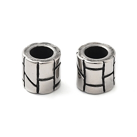 304 из нержавеющей стали европейские шарики, бусины с большим отверстием, колонка