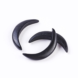 Кабошоны из тополя, окрашенные, луна