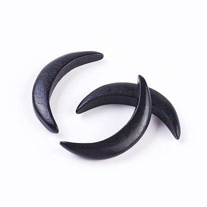 Кабошоны из тополя, окрашенные, луна