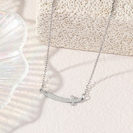 304 ожерелья с подвесками в форме меча из нержавеющей стали