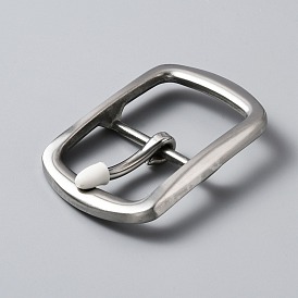 304 Stainless Steel Roller Buckles, 1 Piece Pin Buckle for Men DIY Belt Accessories, Rectangle