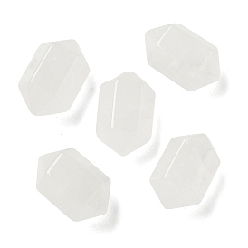 Бусины-пули из натурального кварцевого кристалла с двумя концами и острыми краями, горного хрусталя