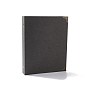 DIY Hardcover Paper Scrapbook Photo Album, with Black Inner Paper, Rectnagle