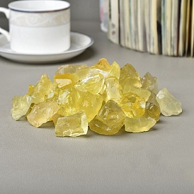 Natural Rough Raw Citrine Healing Stones, Reiki Stones for Energy Balancing Meditation Therapy, Nuggets