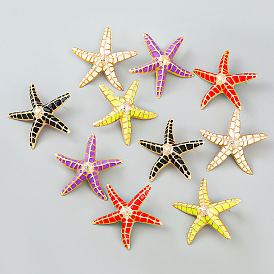 Oceanic Alloy Starfish Earrings for Women - Fashionable, Cool and Chic!