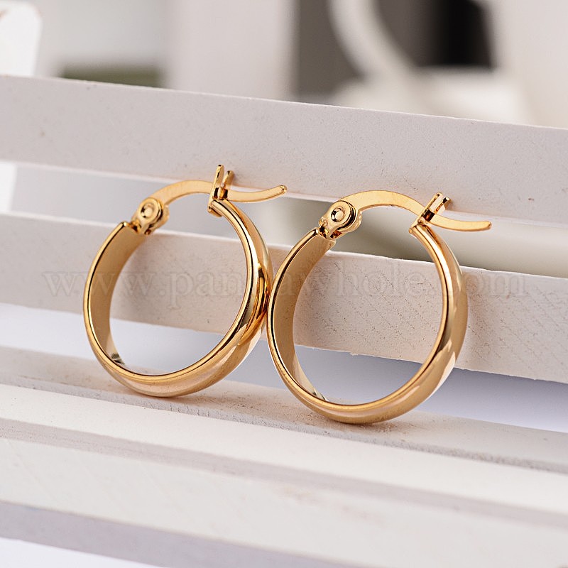 stainless steel hoop earrings bulk