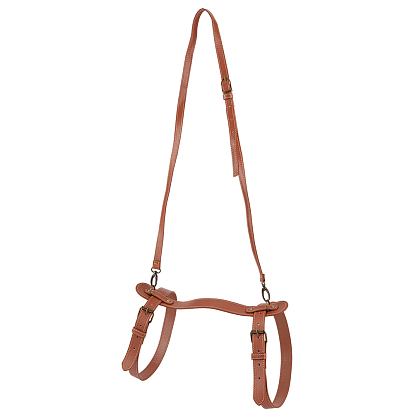 Ремешок для переноски коврика для йоги из искусственной кожи, с пряжкой сплава