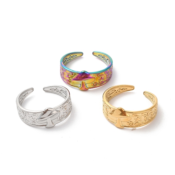 304 открытый манжет из нержавеющей стали для женщин