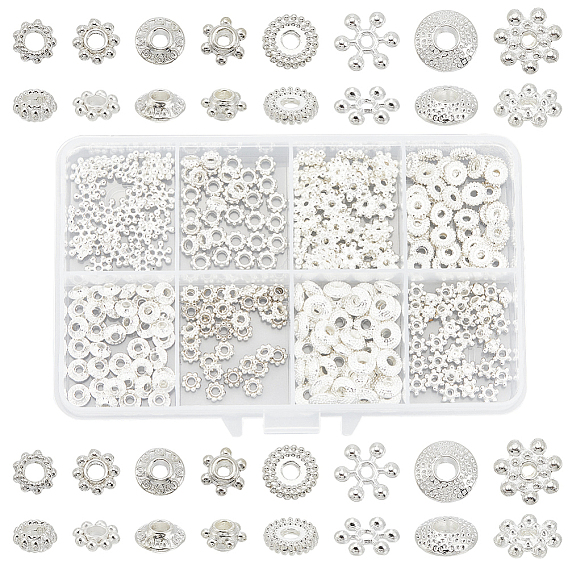 320 шт 8 стили бусины из сплава в тибетском стиле, разнообразные