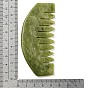 Natural Xiuyan Jade Massage Combs, Massaging Tools for Hair Care Body Relief