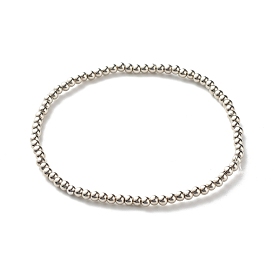 Round CCB Plastic Beads Stretch Bracelet for Girl Women