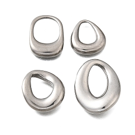 304 подвески из нержавеющей стали, капля, прямоугольник и овал