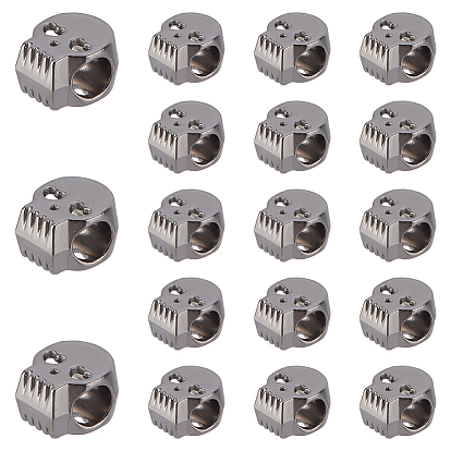 40шт. бусины из цинкового сплава, череп