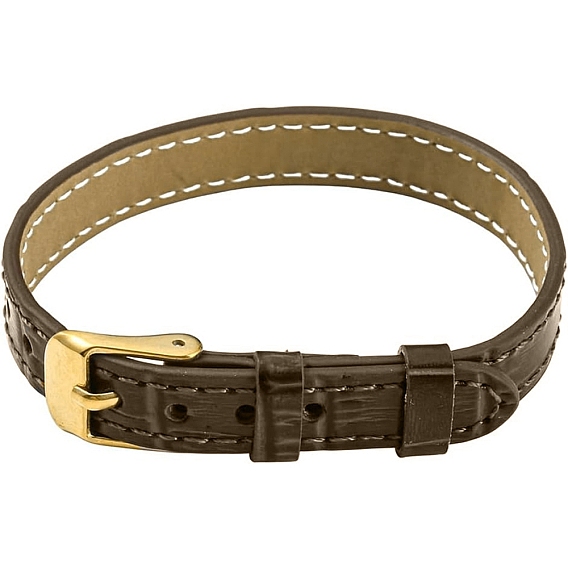 1текстурированные ремни из поликарбонатной кожи для браслетов-слайдеров для подвесок-слайдеров, с ионным покрытием (ip) золотые 304 пряжки из нержавеющей стали