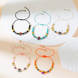Handmade Crystal Bracelet for Women - Multiple Colors, Couple Gift, Jewelry.