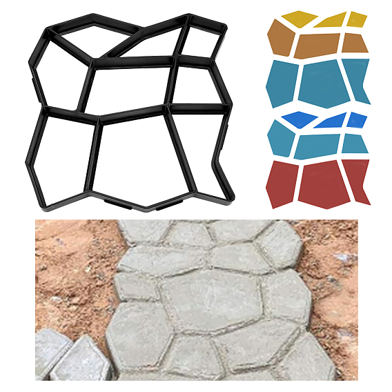 Пластиковые формы для бетона, для самостоятельной укладки брусчатки, камней, садовых ступеней