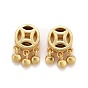 Alloy European Dangle Charms, Large Hole Pendants, Long-Lasting Plated, Cadmium Free & Lead Free, Round