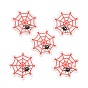 Acrylic Pendants, for Halloween, Spider Web