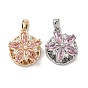 Вращающиеся подвески из латуни с микропаве и кубическим цирконием, долговечный, 