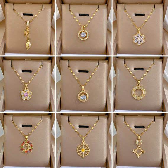 Нежное и элегантное колье с позолоченным медным замком - просто и очаровательно