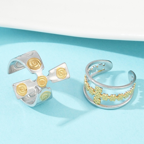 304 из нержавеющей стали манжеты кольца, крестик