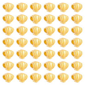 50европейские бусины из сплава, бусины с большим отверстием, матовый стиль, оболочка