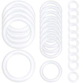 30шт. 3 стили, фурнитура из полиэтиленового пластика, кольцо