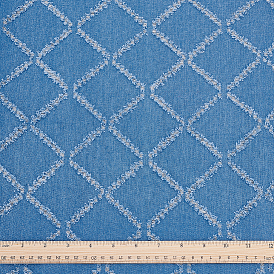 Fibre de coton à motif losange, fibre de denim, accessoires du vêtement