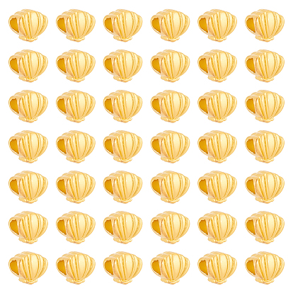 50европейские бусины из сплава, бусины с большим отверстием, матовый стиль, оболочка