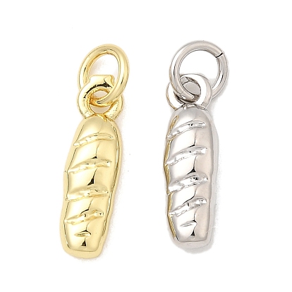 Латунные подвески, хлебные чары, долговечный, без свинца и без кадмия, стойки покрытие, с целью перехода в кольце