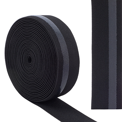 4.7 ярдов полиэстеровых нескользящих эластичных лент, силиконовый эластичный шнур с фиксатором, плоский