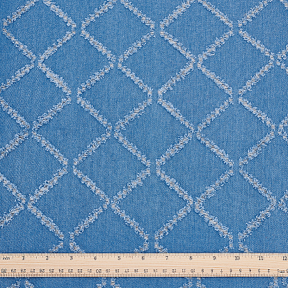 Fibre de coton à motif losange, fibre de denim, accessoires du vêtement