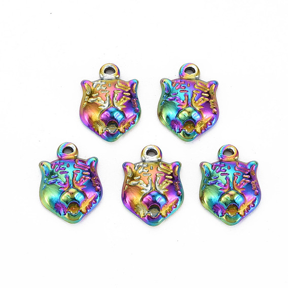 201 Stainless Steel Pendants, Leopard Head
