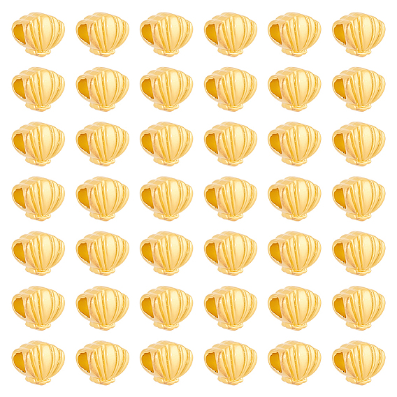 50европейские бусины из сплава, бусины с большим отверстием, матовый стиль, оболочка