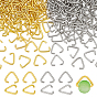 400Pcs 2 Colors Iron Triangle Rings, Buckle Clasps, for Webbing, Strapping Bags, Garment Accessories Findings, Triangle Clasps