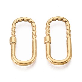 304 нержавеющей стали связывающий кольца, овальные, ионное покрытие (ip)