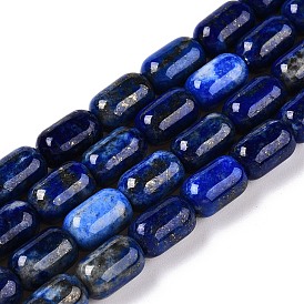 Natural Lapis Lazuli Dyed Beads Strands, Column