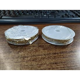 2 стили латунных тросовых цепей ручной работы и звеньевых цепей, долговечный, пайки, с подвесками и шпулей, звезда и луна