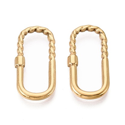 304 нержавеющей стали связывающий кольца, овальные, ионное покрытие (ip)