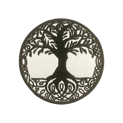 Tree of Life Pattern Computerized Embroidery Cloth Iron on/Sew on Patches, Costume Accessories