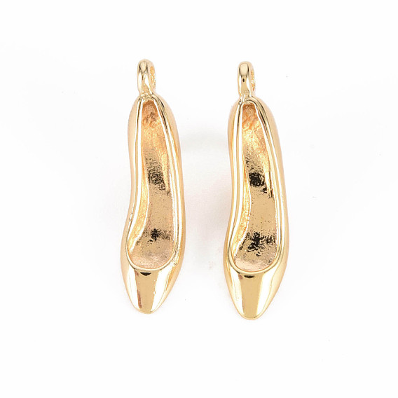 Brass Pendants, Nickel Free, High-Heeled Shoes