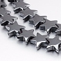 Non-magnetic Synthetic Hematite Beads Strands, Star